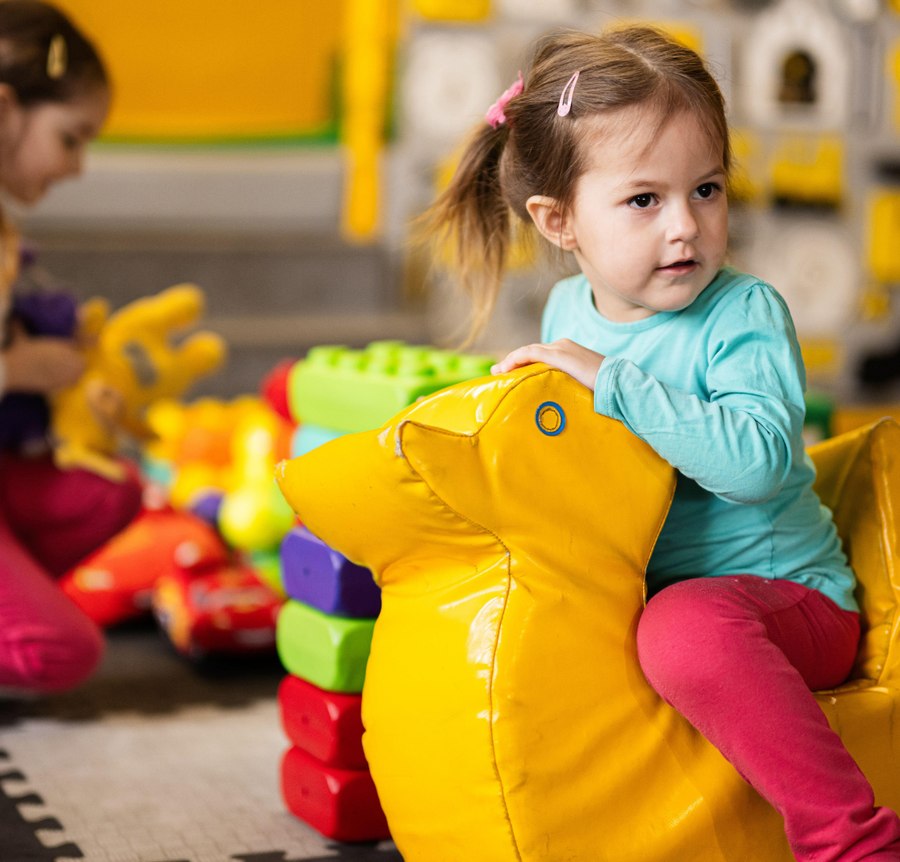 Children playing together at a Brighter Launchpad centre