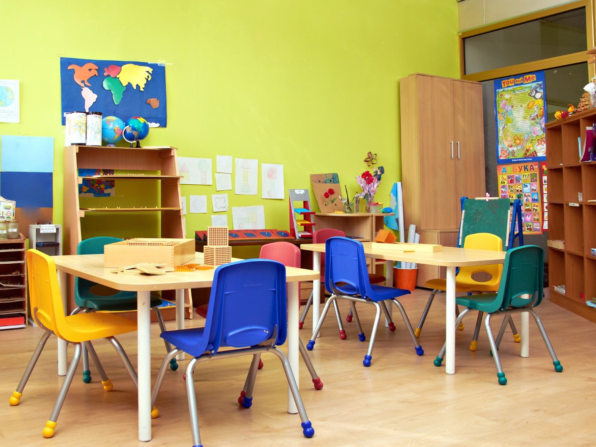 A bright, welcoming Brighter Launchpad classroom ready for learning and play